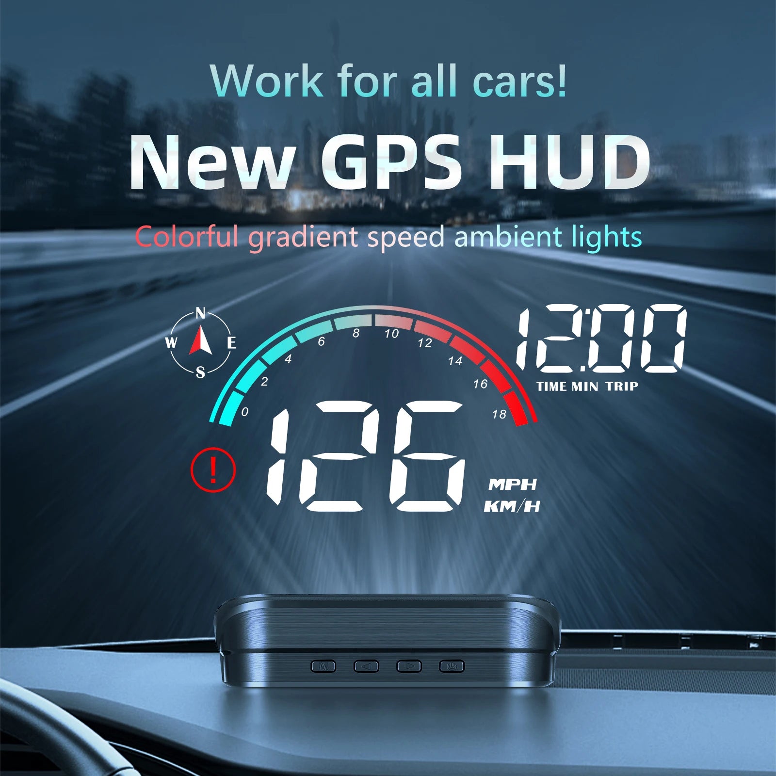 ClearRide Car HUD Speed Display