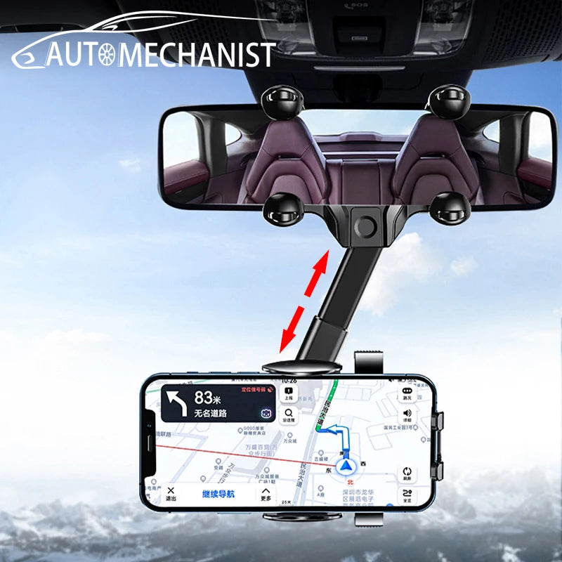 GripView Universal Mirror Phone Mount